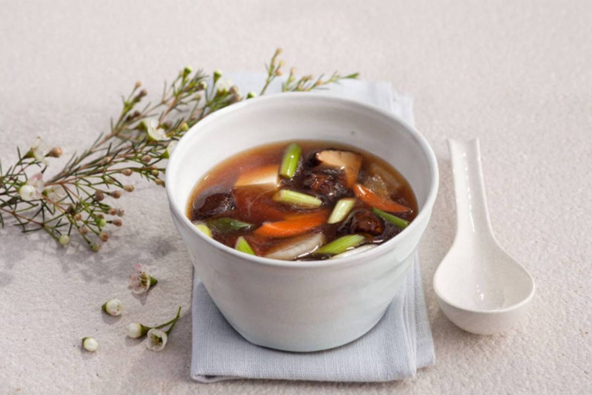 Japońska zupa jarzynowa - Kenchinjiru