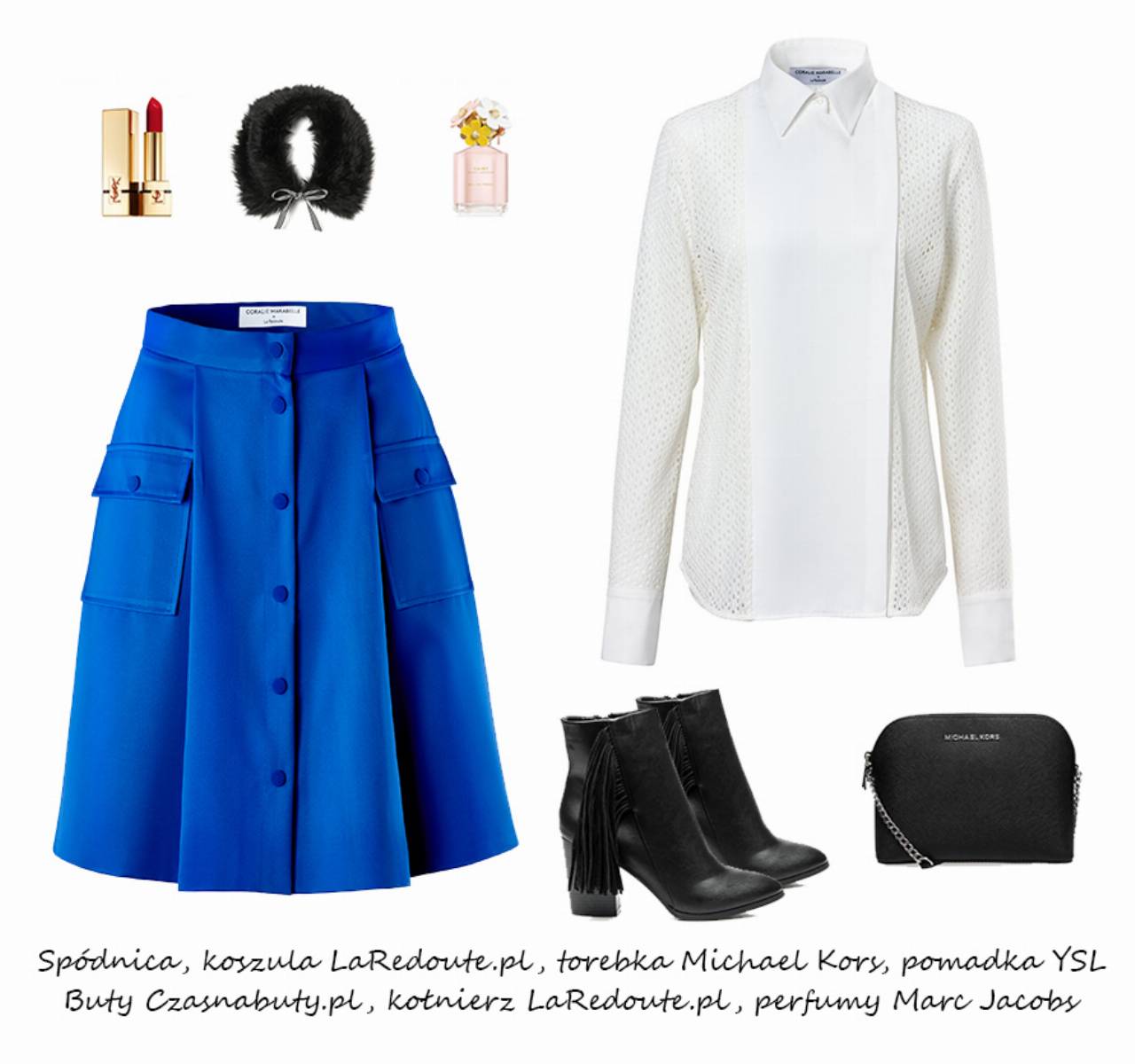 Inspiracje modowe kobalt