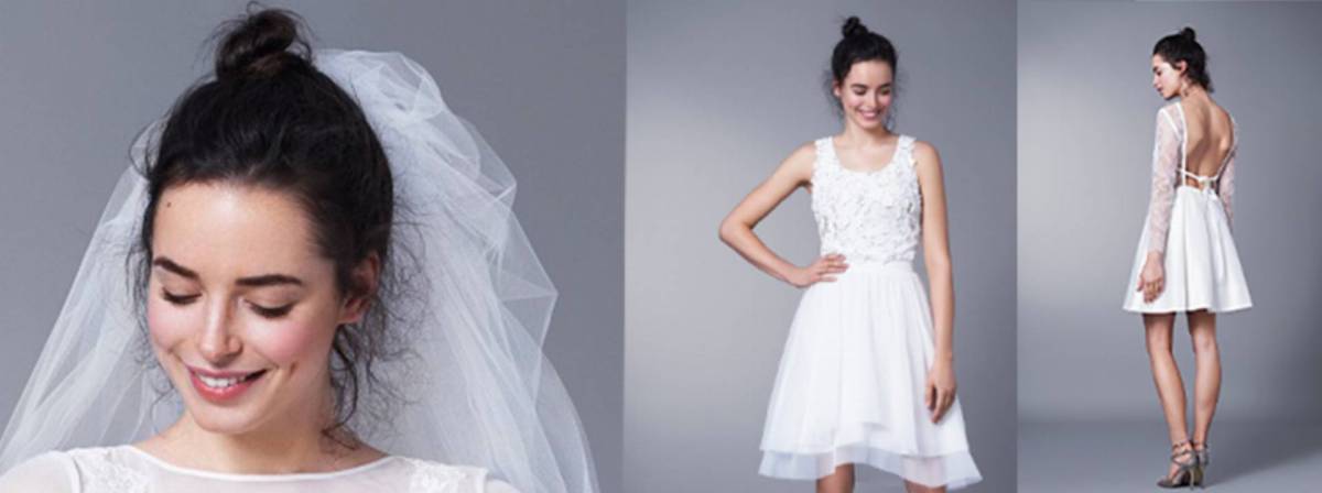 Krótkie suknie ślubne od Agaty Wojtkiewicz 2