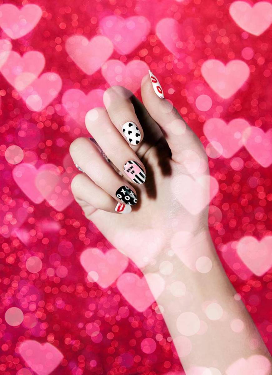 manicure na walentynki od NCLA (2)