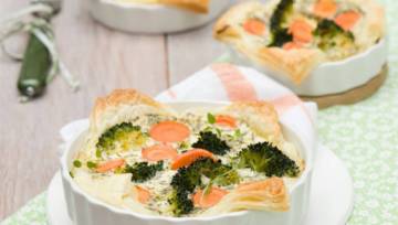 Proste danie: Quiche z brokułami i marchewką