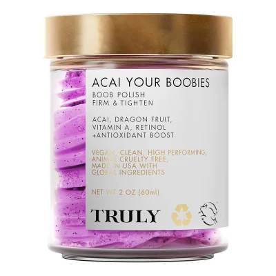 TRULY, Acai Your Boobies Polish – Kuracja Liftingująca Do Biustu Do Spłukiwania