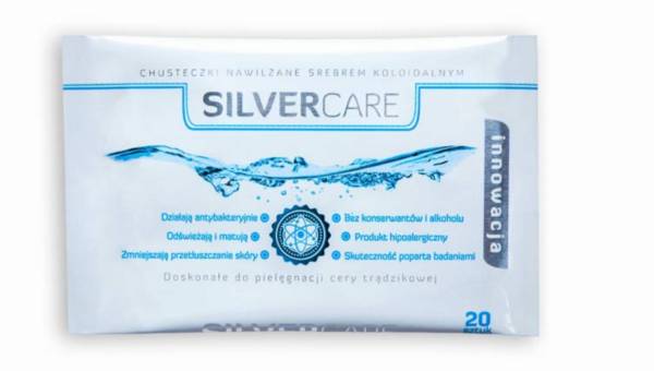 Innowacja! Chusteczki SILVERCARE – moc srebra koloidalnego w formie chusteczek