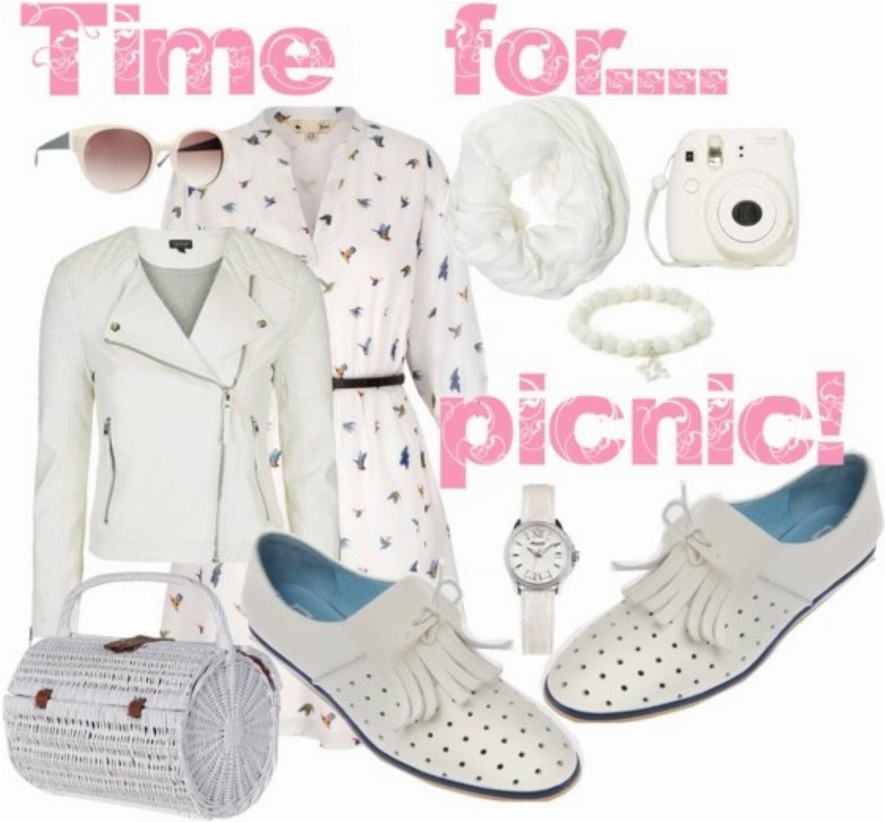 Modne stylizacje wiosna 2016 w kolorze białym 6