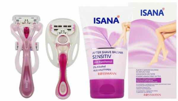 Produkty do depilacji marki Isana