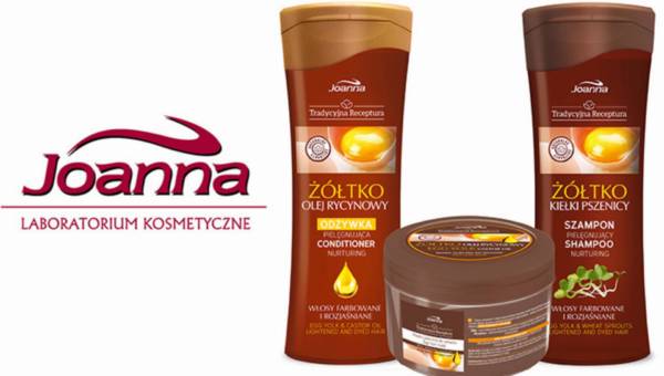 Jajeczne kosmetyki dla włosów farbowanych w linii Tradycyjna Receptura od Joanny