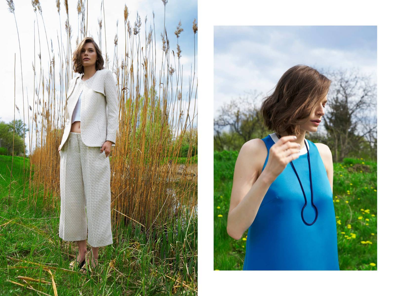 Mondrianista_KOSMAL_kampania10_Cruise16_zakiet_1200zl_spodnie_z_kantem_550zl_sukienka_bez_rekawow_620zl_LR