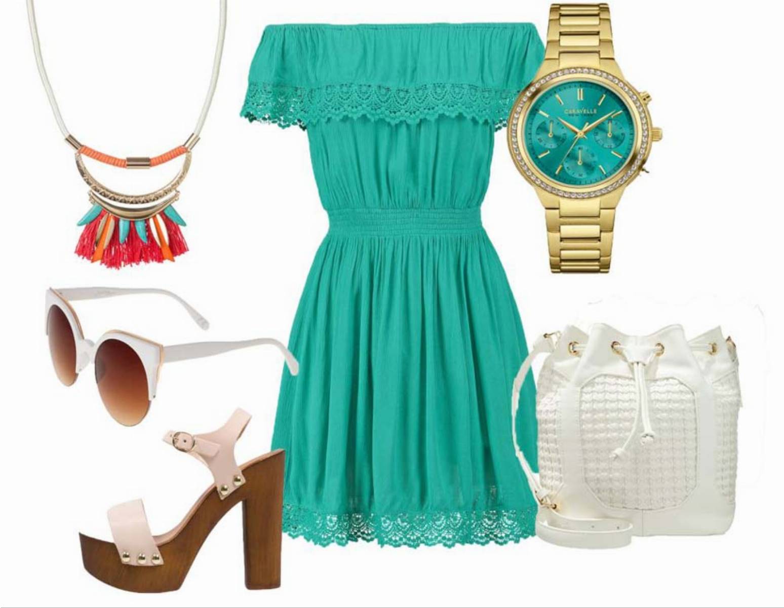 1 modne stylizacje - odkryte ramiona