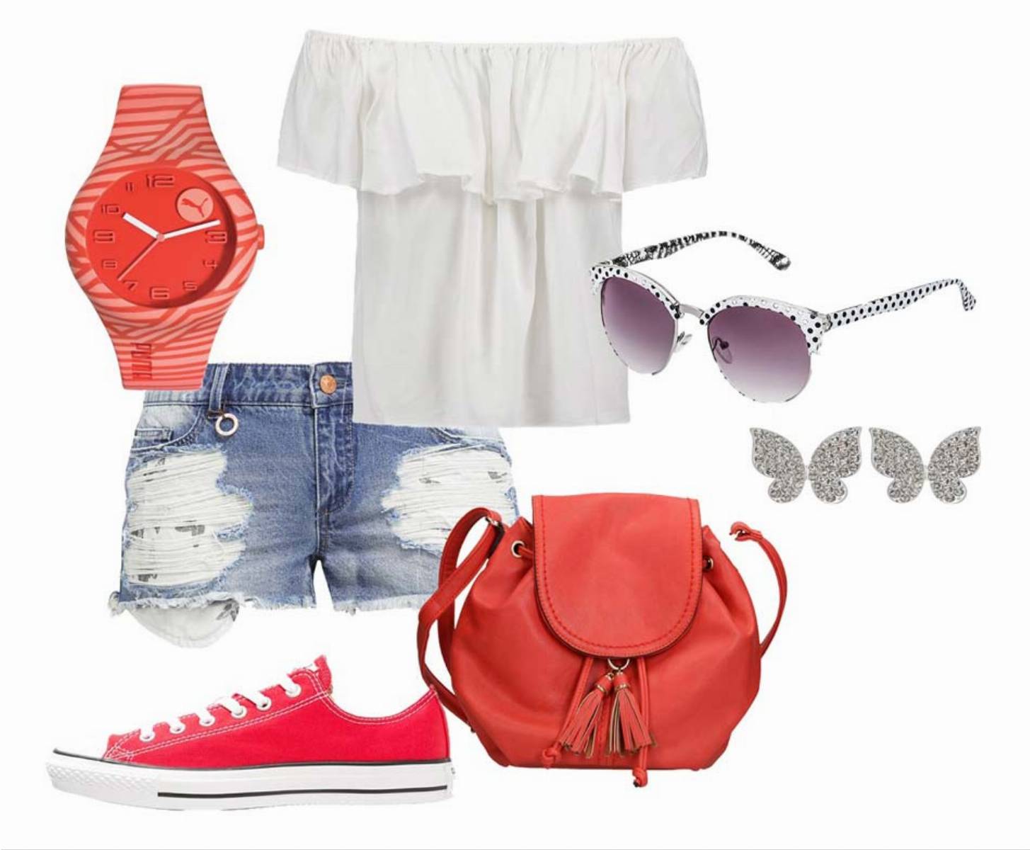 2 modne stylizacje - odkryte ramiona