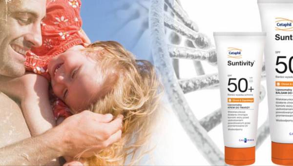 Wysoka ochrona skóry przed szkodliwym promieniowaniem z kosmetykami Cetaphil Suntivity