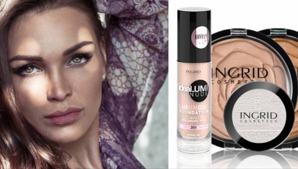 Rozświetlający makijaż na lato 2016 od Ingrid Cosmetics