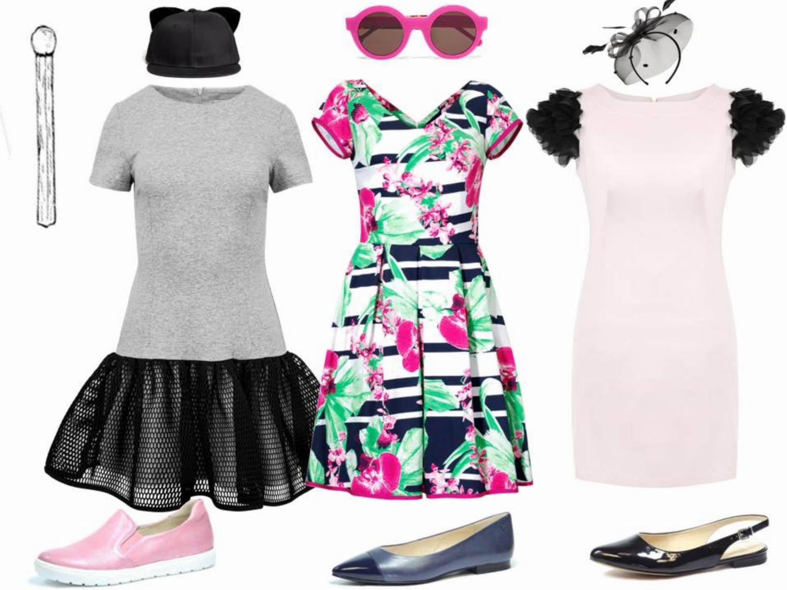 ubrania dla typu sylwetki zapałka