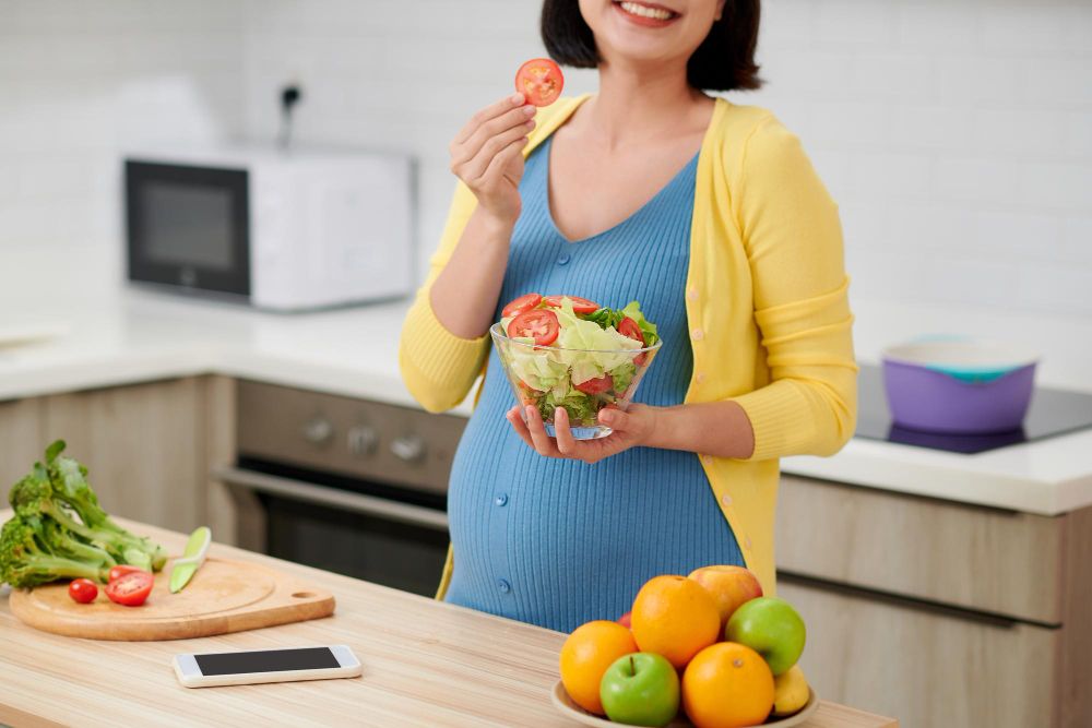 zdrowe jedzenie dla kobiety w ciąży