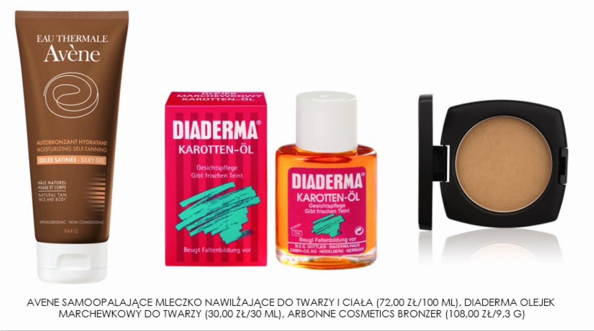 KOSMETYKI PODKREśLAjąCE OPALENIZNę