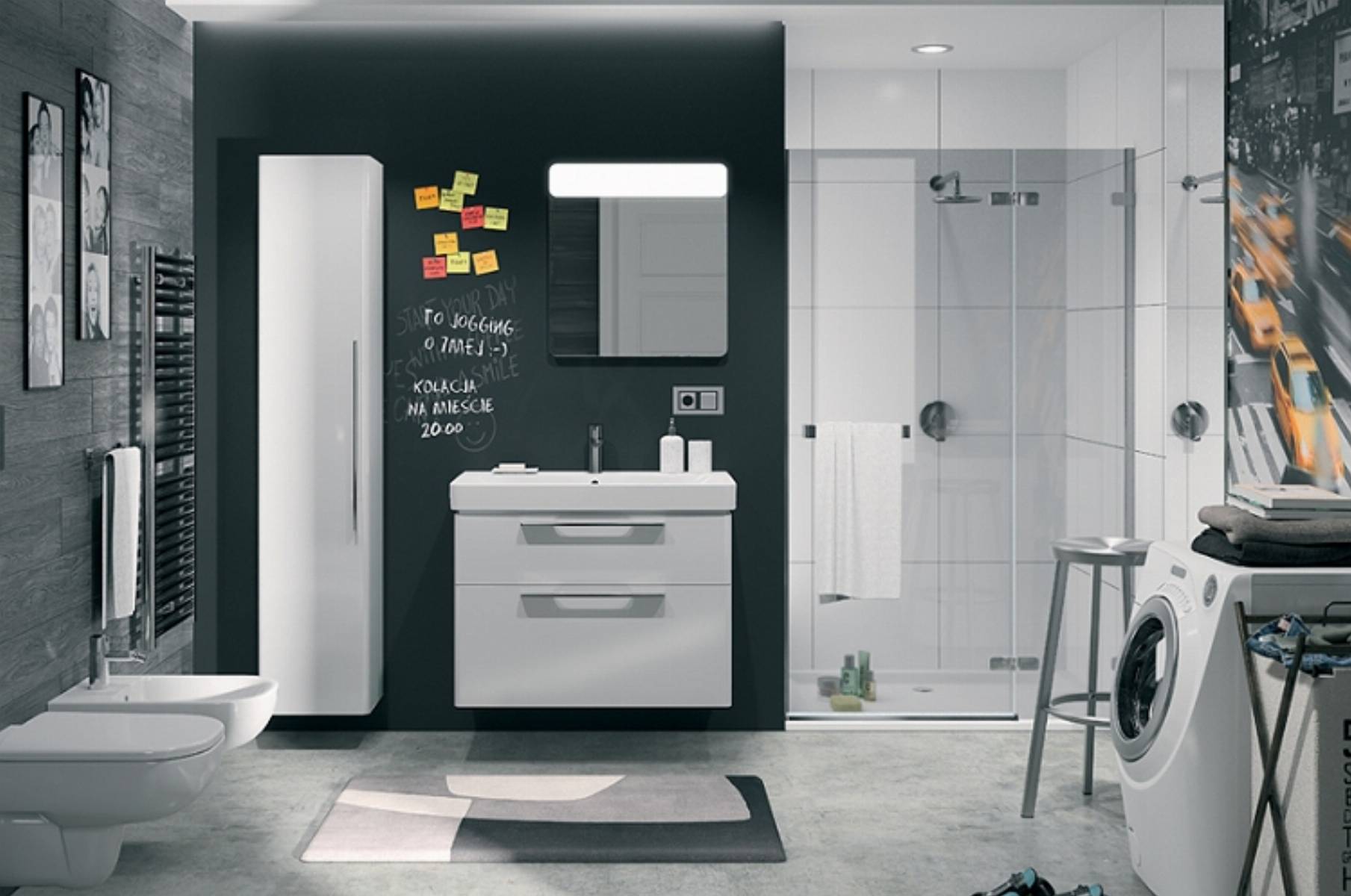 aranżacje łazienek_jak umeblować łazienkę 8