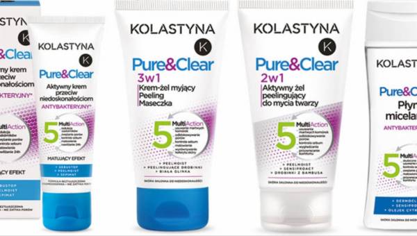 Nowa seria kosmetyków dla cery z problemami – KOLASTYNA PURE&CLEAR
