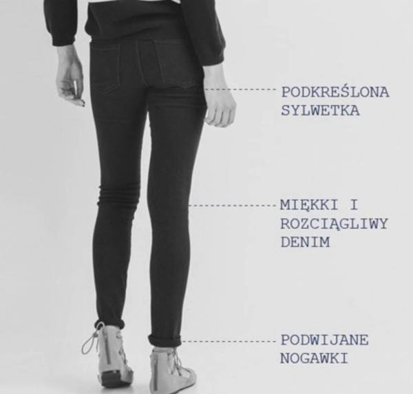 Jak dobrać jeansy do sylwetki skinny