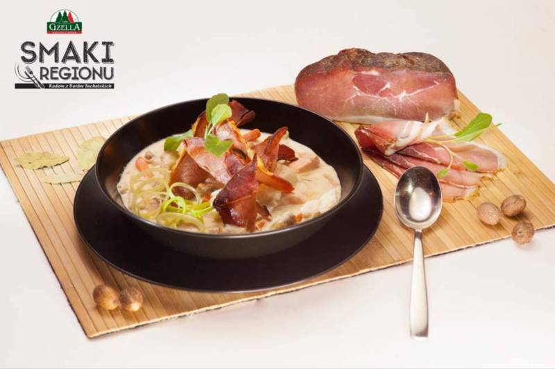 Gulasz rybny biały z chrustem z Szynki Dojrzewającej