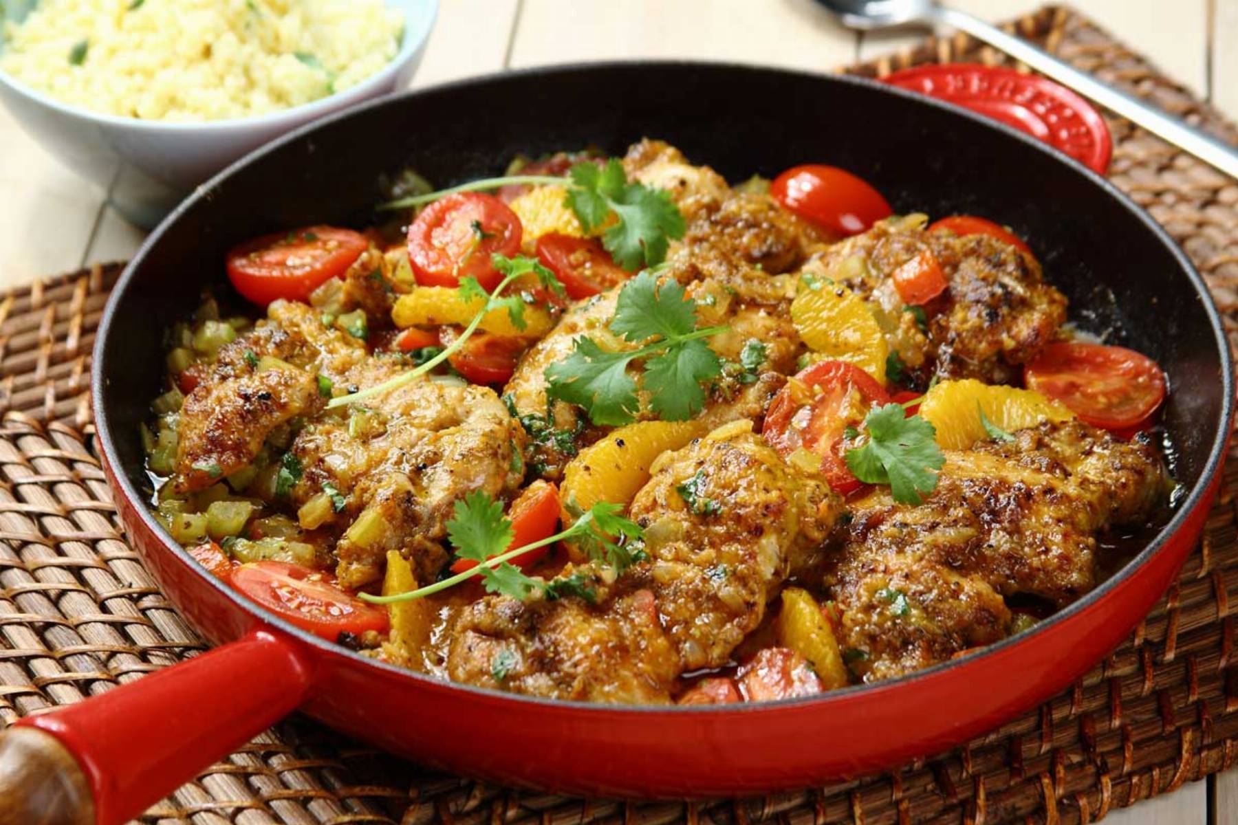 Na ostro - Kurczak cajun z kaszą jaglaną