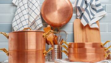 Naczynia miedziane – mercedes wśród naczyń kuchennych