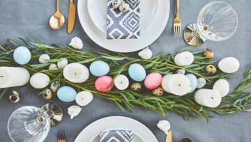 Pomysłowe dekoracje stołu na Wielkanoc