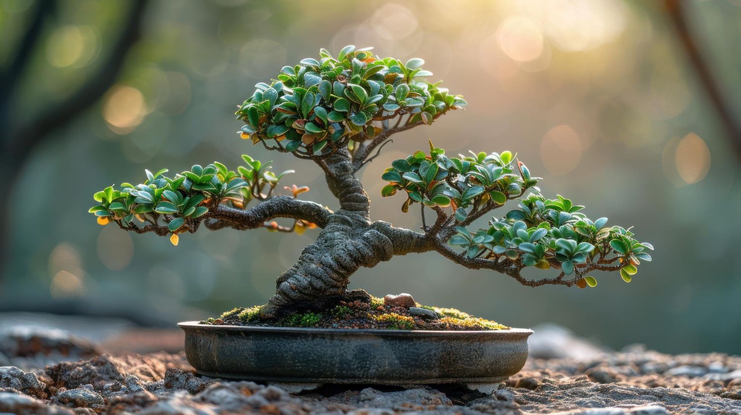 drutowane drzewko bonsai