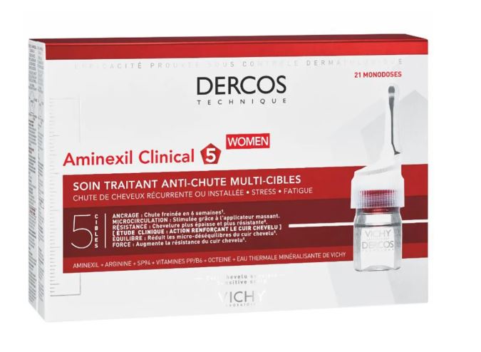 Vichy Dercos Aminexil Clinical 5 kuracja w ampułkach