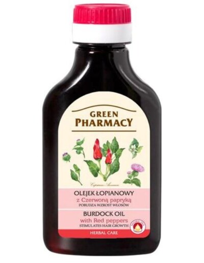 Green Pharmacy Olejek łopianowy z czerwoną papryką