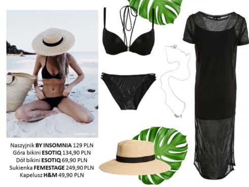 modne stylizacje na plażę