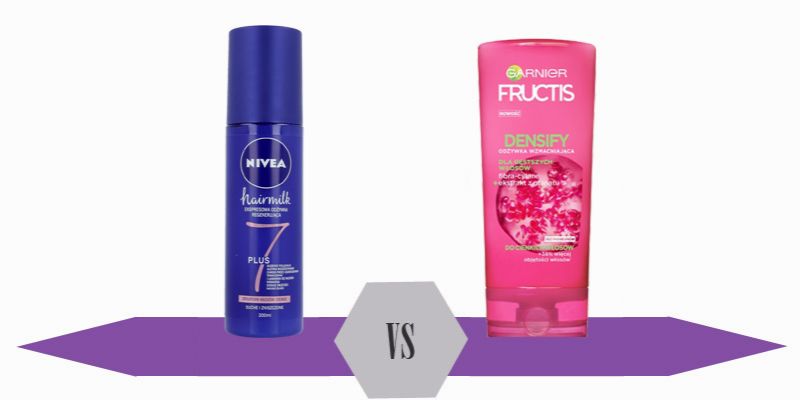 Garnier Fructis Densify i Nivea Hairmilk
