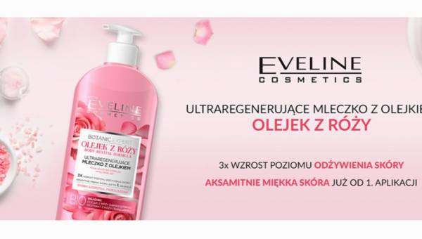 Nowość: Ultraregenerujące mleczko z olejkiem z róży od Botanic Expert Eveline Cosmetics!