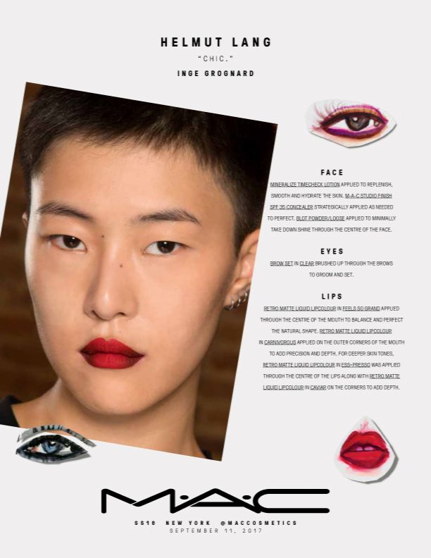 FACE CHARTS – KARTY DO MAKIJAŻU od M•A•C COSMETICS - zdjęcie 9