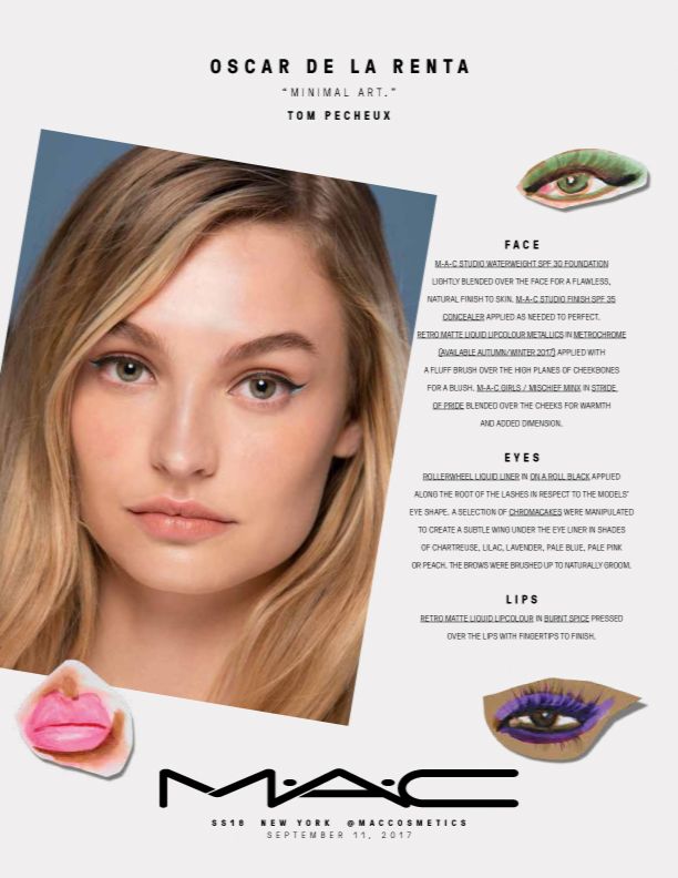 FACE CHARTS – KARTY DO MAKIJAŻU od M•A•C COSMETICS - zdjęcie 10