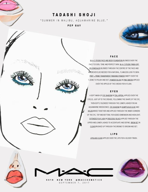 FACE CHARTS – KARTY DO MAKIJAŻU od M•A•C COSMETICS - zdjęcie 2