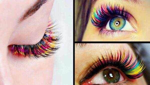 kolorowe rzęsy