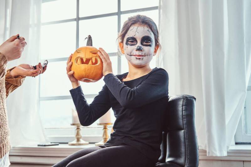 makijaż dla małej dziewczynki na halloween makijaż dla małej dziewczynki na halloween