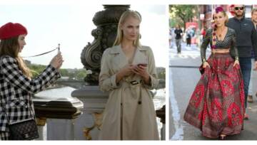 sceny z filmów o modzie