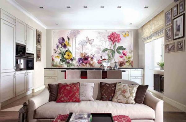 Pomysły na wnętrze kuchni z fototapetami