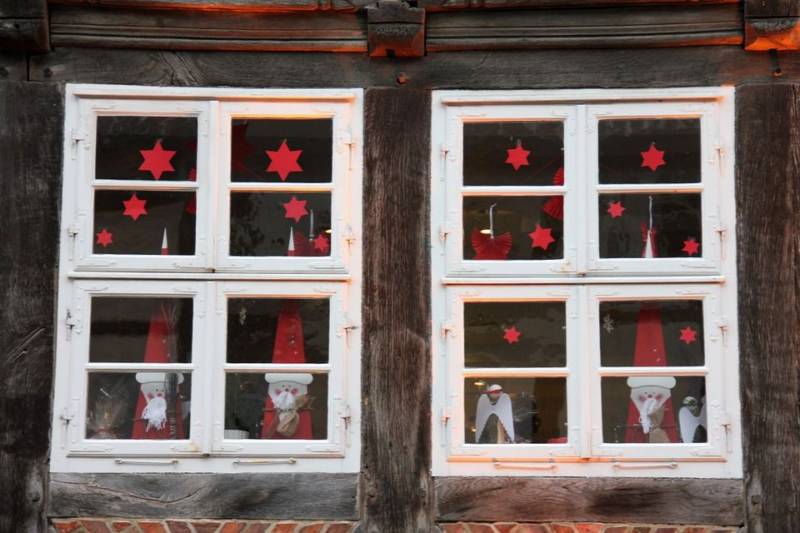 ozdoby świąteczne na okno