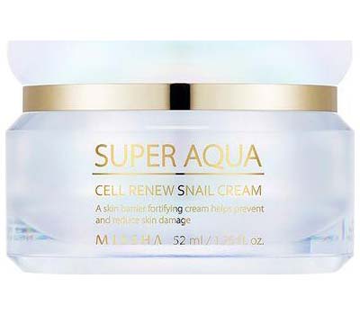Missha Super Aqua Cell Renew Snail Cream - 70% śluzu ślimaka Missha Super Aqua Cell Renew Snail Cream - 70% śluzu ślimaka
