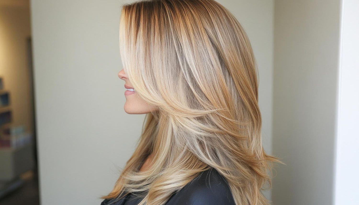 ombre hair krok po kroku na długich włosach z jasnymi końcówkami