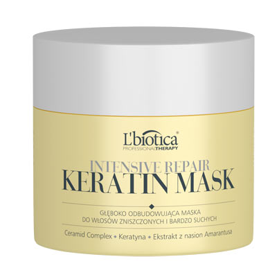 L’biotica, Intensive Keratin Mask – głęboko odbudowująca maska do włosów zniszczonych