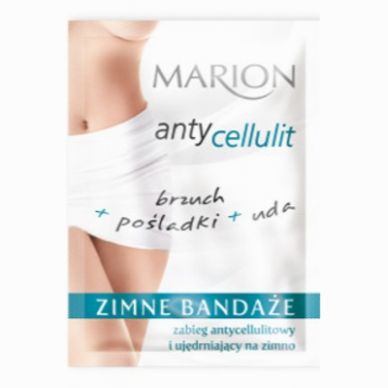 Zimne bandaże antycellulitowe brzuch + pośladki + uda, Marion Zimne bandaże antycellulitowe brzuch + pośladki + uda, Marion