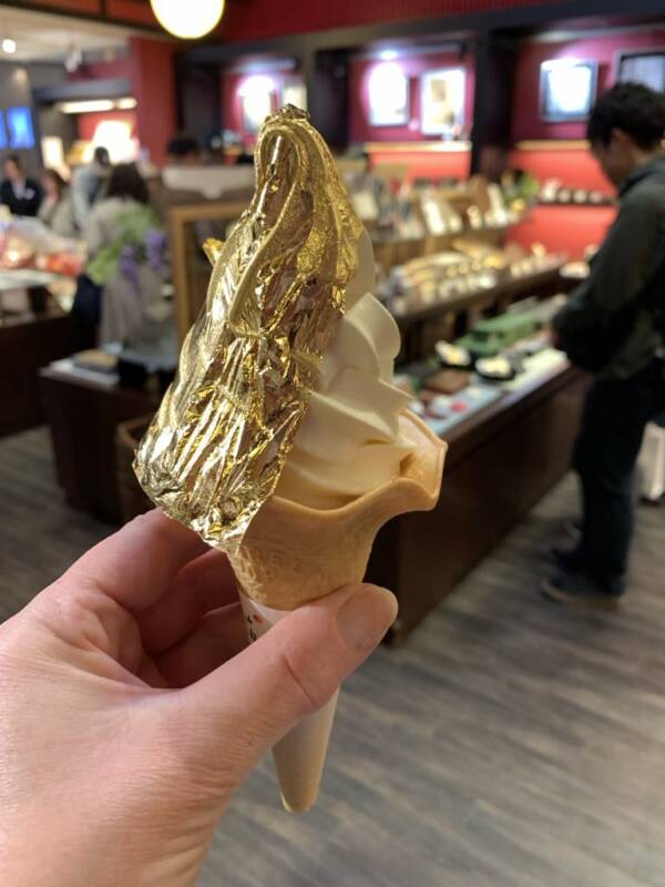 lody ze złotem