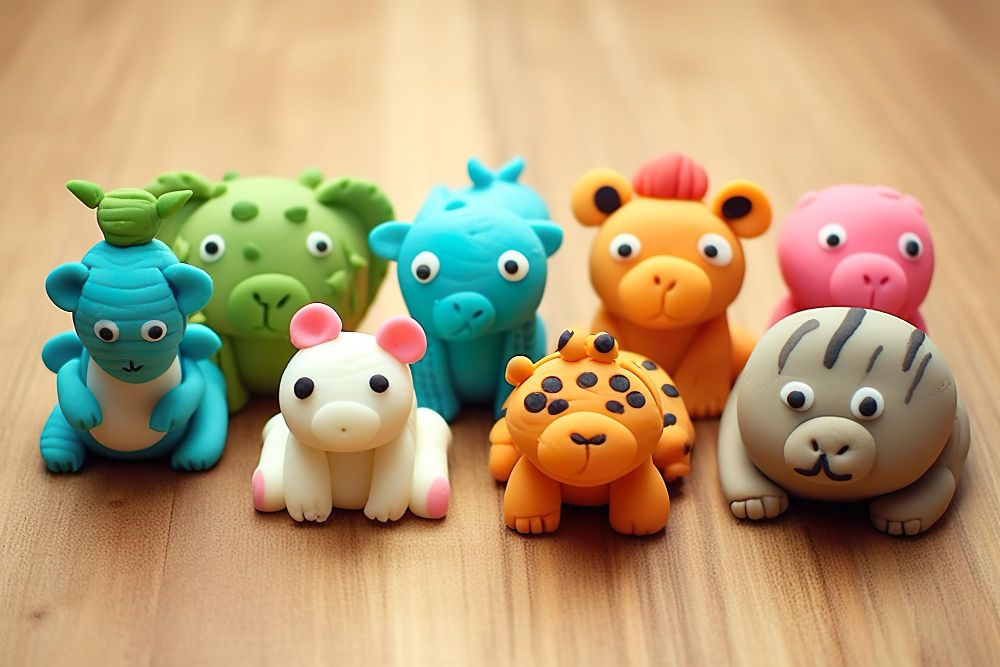 Przykłady figurek z masy solnej