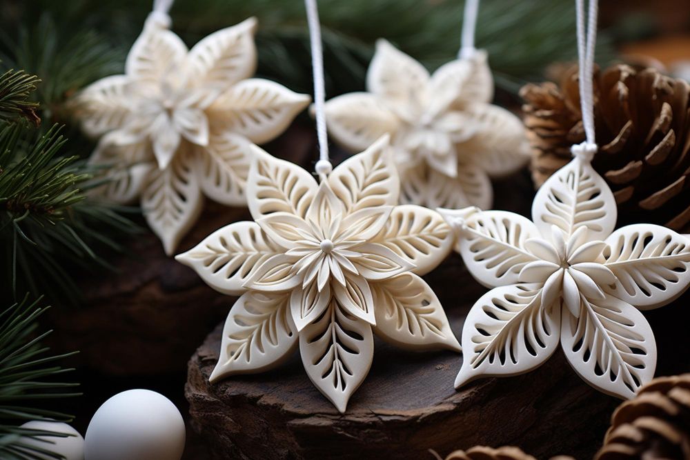 ozdoby na Boże Narodzenie z masy solnej