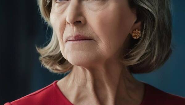 źle umalowana kobieta