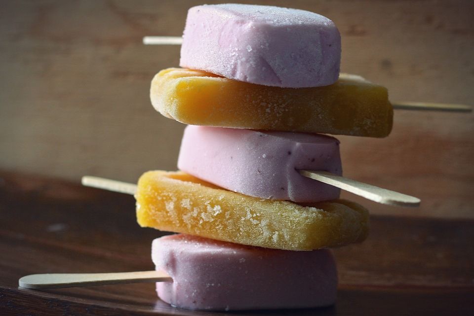 Domowe lody na patyku Domowe lody na patyku