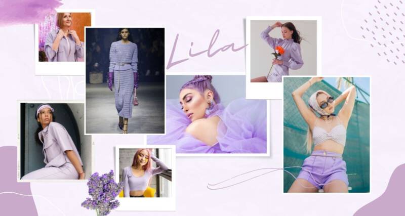 stylizacje z kolorem Lila