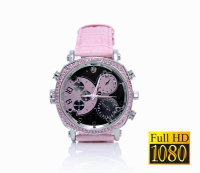 Kamera w zegarku damskim